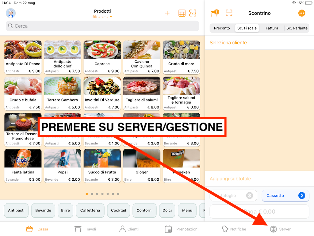 E In Cassa A Fine Giornata Fare chiusura di cassa con iPratico Eat
